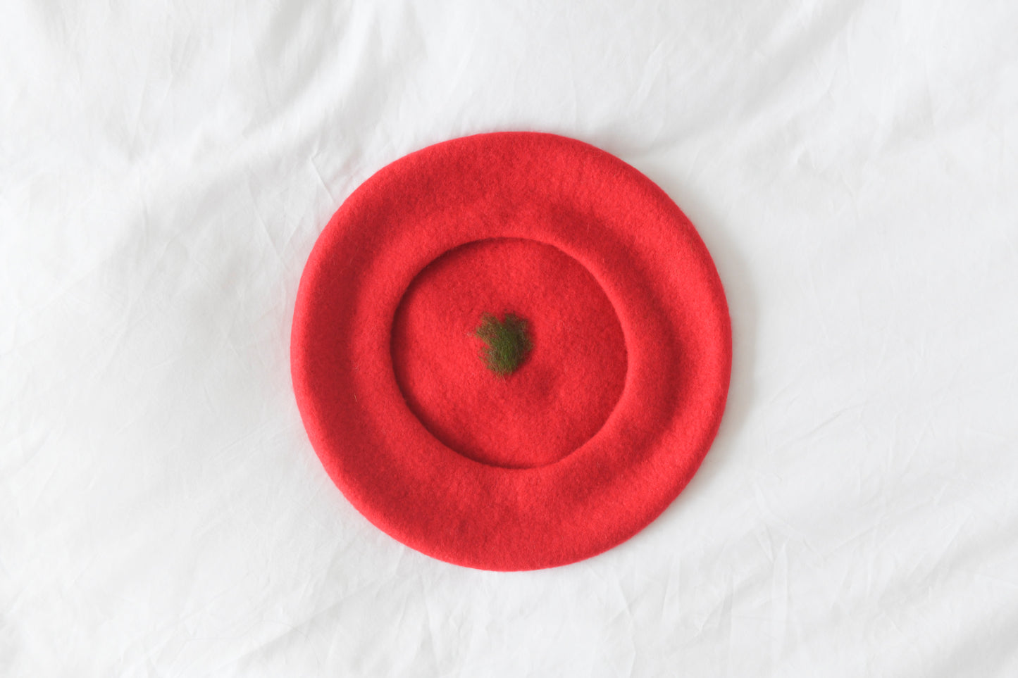 Red Tomato Beret - Vegetable Inspired Artisan Headwear