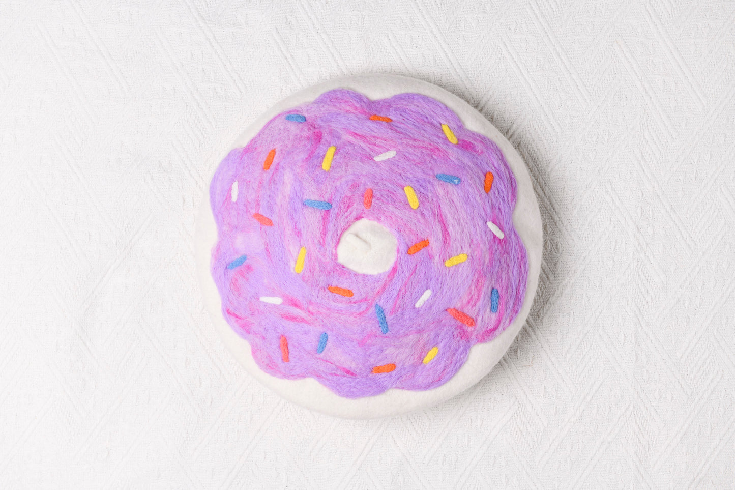 Donut Beret - Hand Felted Wool Hat