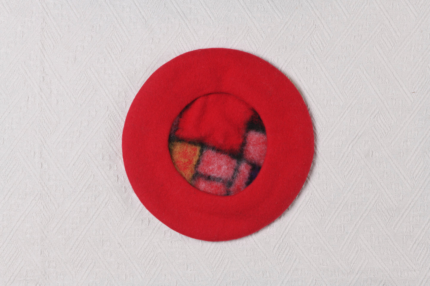 Piet Mondrian Trafalgar Square - Abstract Geometric Art Beret