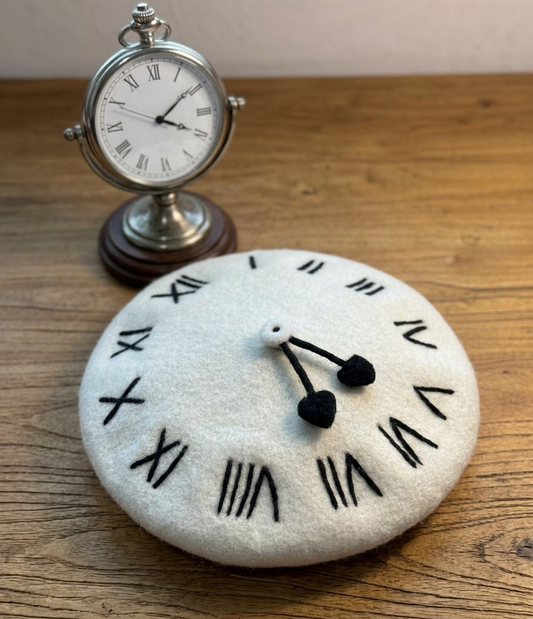 Dali Melting Clock - Interactive Handmade Beret